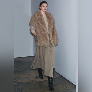 Zara Limited Edition Faux Fur Vest